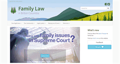 Desktop Screenshot of familylaw.lss.bc.ca